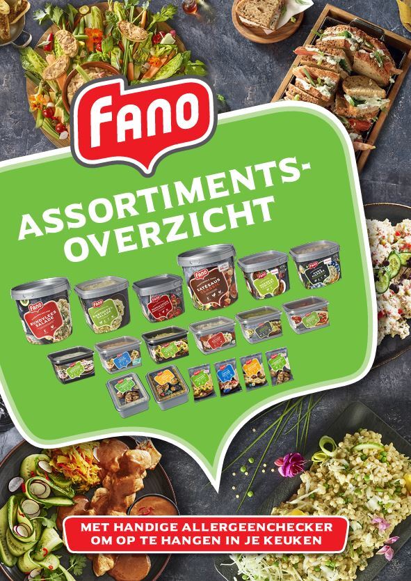 Fano assortimentslijst 2025